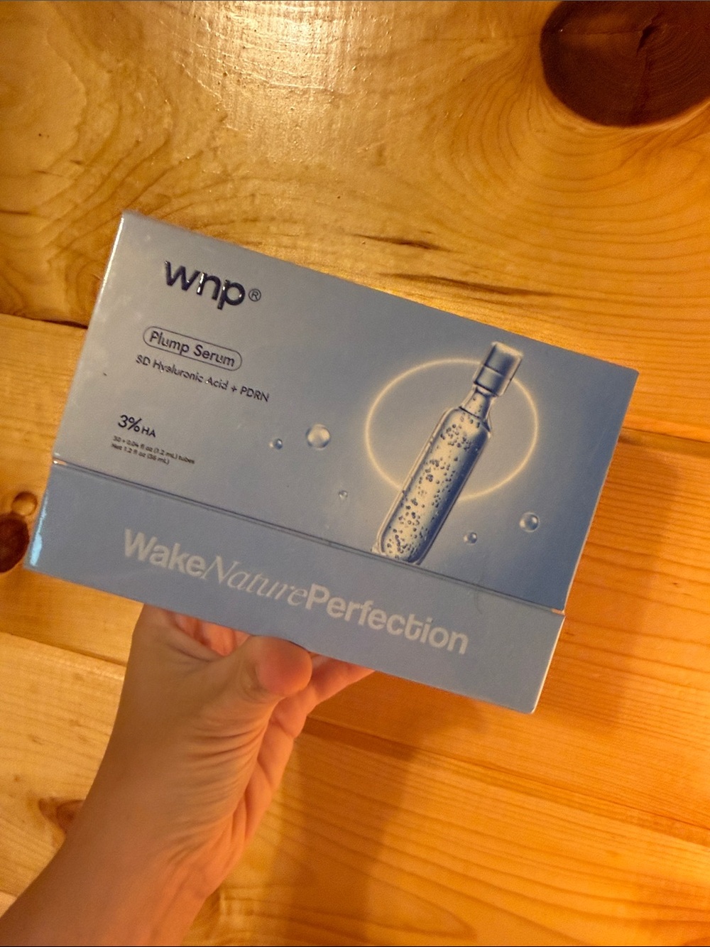 WNP Plump Serum – Light Blue Hydrating Face Serum